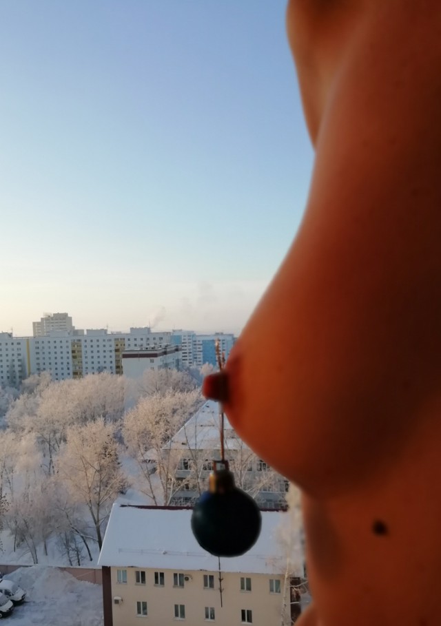 Новогодняя погода. У кого как, у нас вот