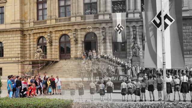 Фотографии оккупированной нацистами Праги: тогда и сегодня