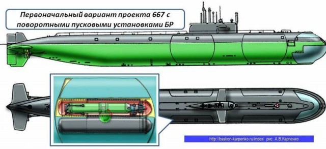 Ракетные подводные крейсера стратегического назначения (РПКСН) проекта 667 - история ядерного подводного противостояния