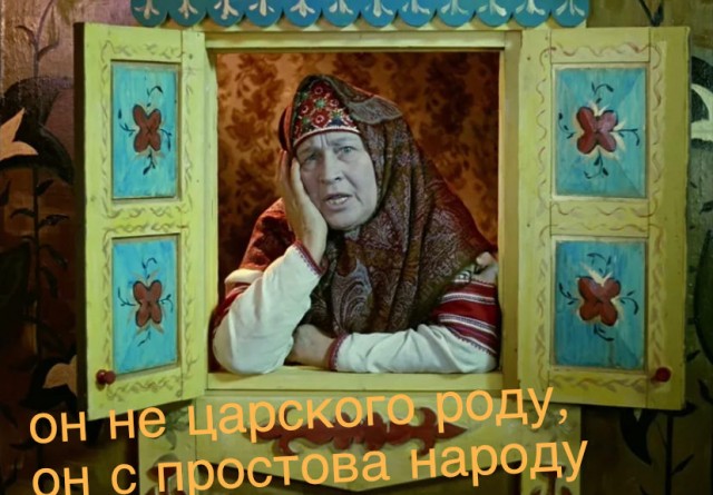 Никита Михалков пытающийся быть с народом