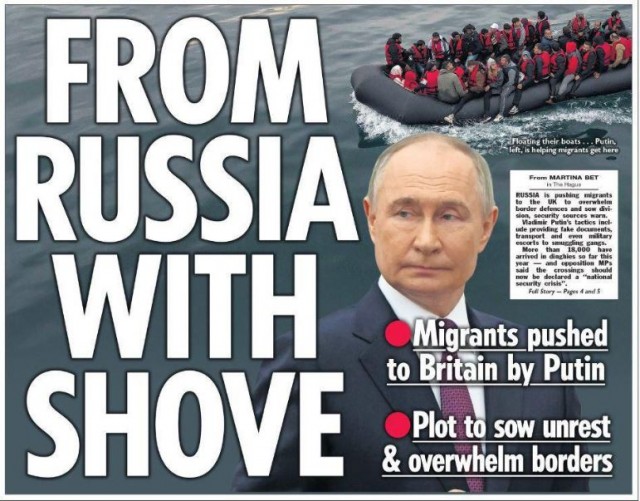«Из России с пинком: Путин выталкивает мигрантов в Британию»