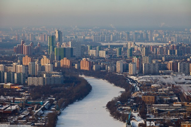 Москва с высоты птичьего полета