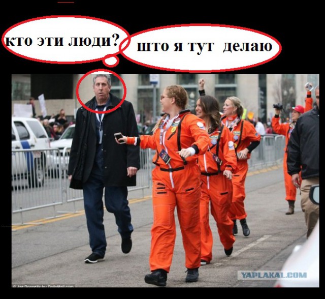 Звезды Голливуда на марше женщин против Трампа