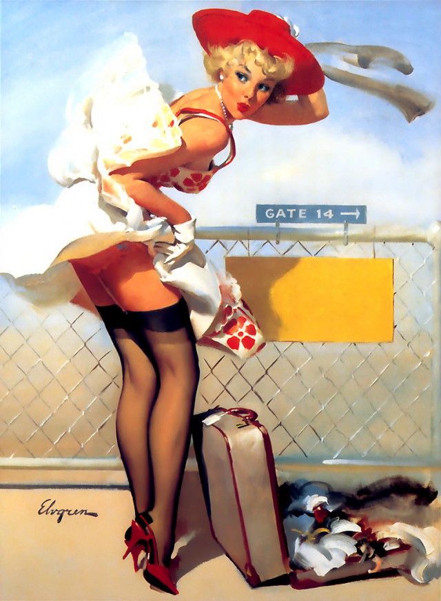PIN-UP искусство Old school