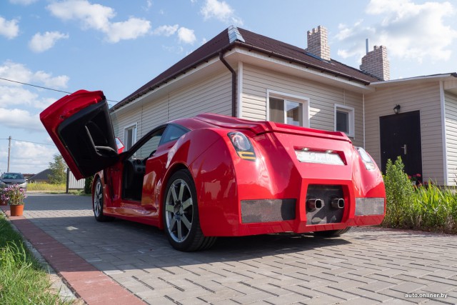 «Не удалось накопить на Ferrari, потому построил ее сам». Красная «Изольда» из белорусской провинции