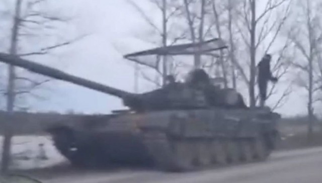 Танковые "козырьки" на Украине