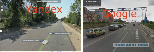 GoogleEarth обновил частично карту Донбасса