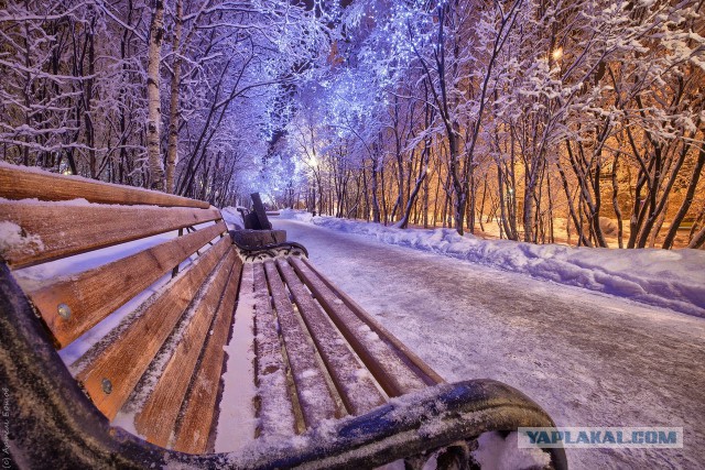 Полярная ночь в Мурманске