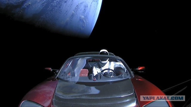 Запуск Falcon Heavy к Марсу от SpaceX