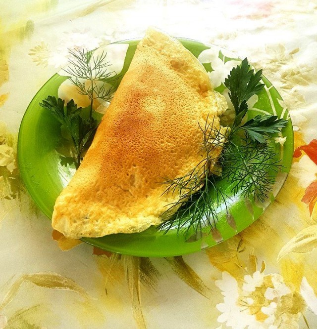 Яичные вареники на китайский лад