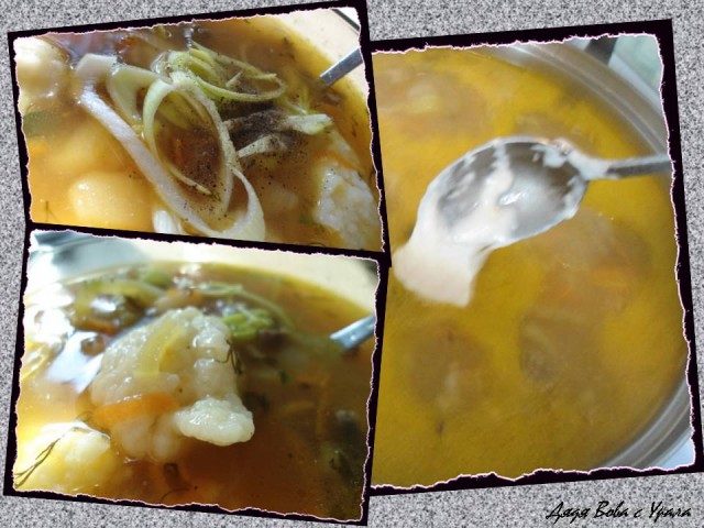 Куриный супчик с клёцками