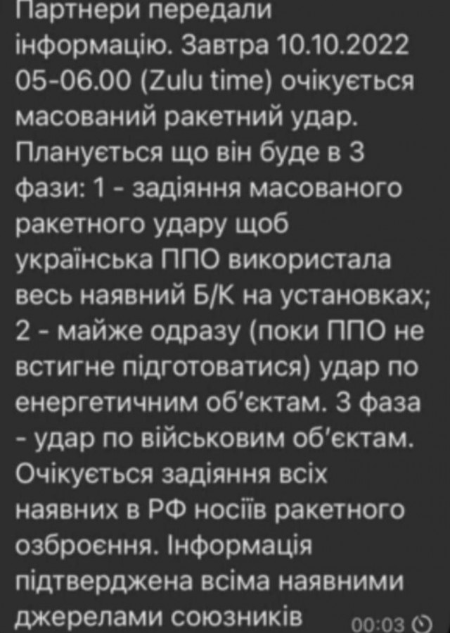 Обстрелы Киева и других городов Украины