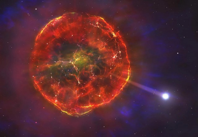 С какого расстояния взрывы сверхновых могут уничтожить всё живое на Земле?