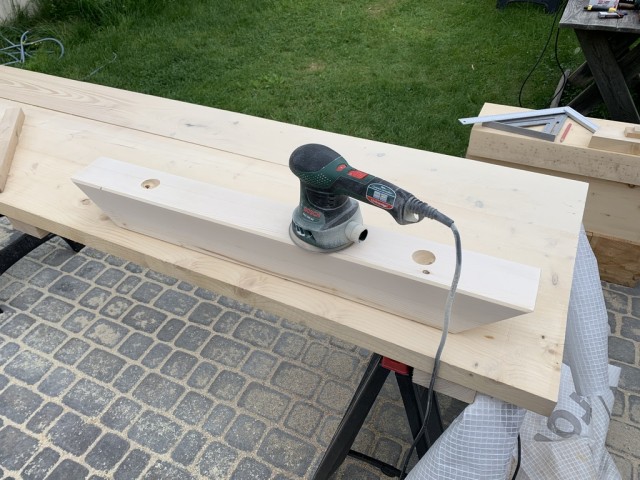 Навес для авто из бруса своими руками