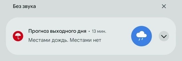 Прогноз выходного дня