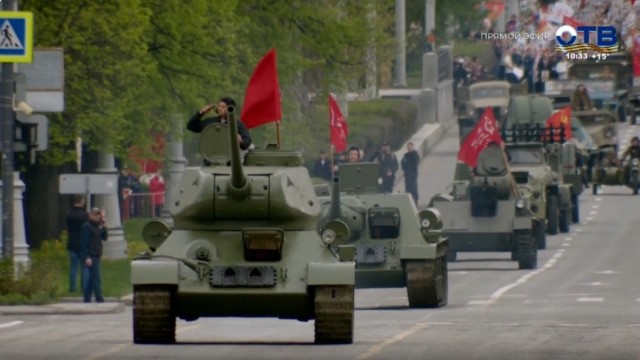 Парад военной техники в Екатеринбурге 9 мая 2026