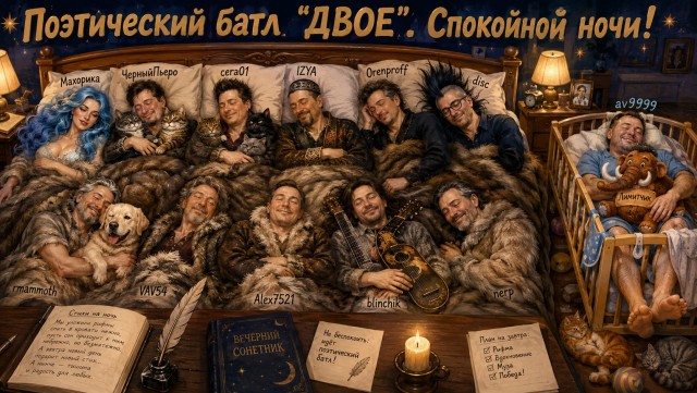 Двое, поэтический батл