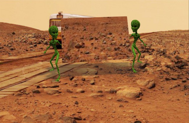 Марсоход обнаружил на Марсе останки техники!
