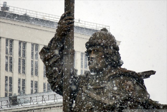 Снегодождь в Москве