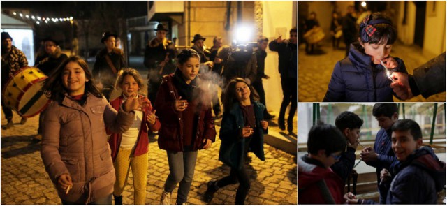 Странная традиция на праздник Богоявления в Португалии: детям дают закурить
