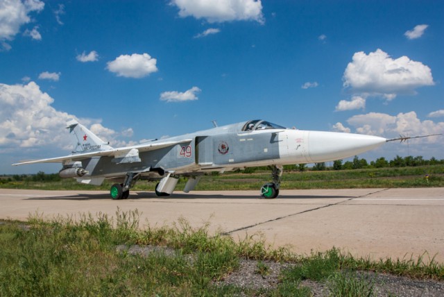 Липецкая авиабаза. Су-25 и Су-24