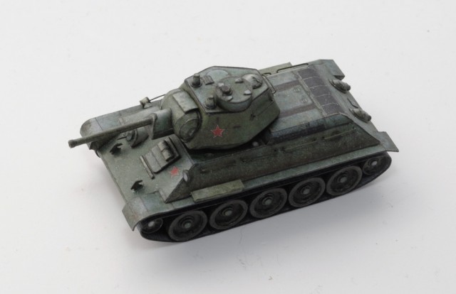 Сборка модели Т-34-76 обр. 1943 г. 1:100