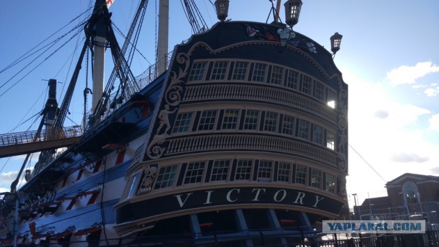 Посещение HMS Victory в г. Портсмут, Великобритания