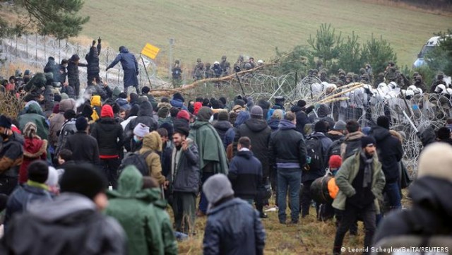 В Германии предложили разместить беженцев из Белоруссии на Украине