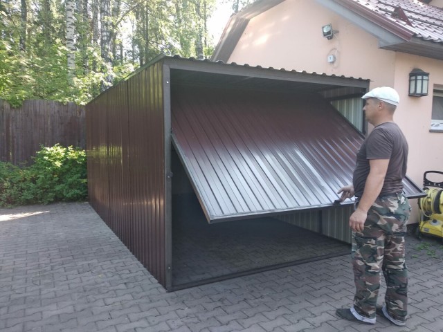 Навес для авто из бруса своими руками