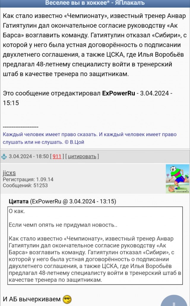 Веселее вы в хоккее*