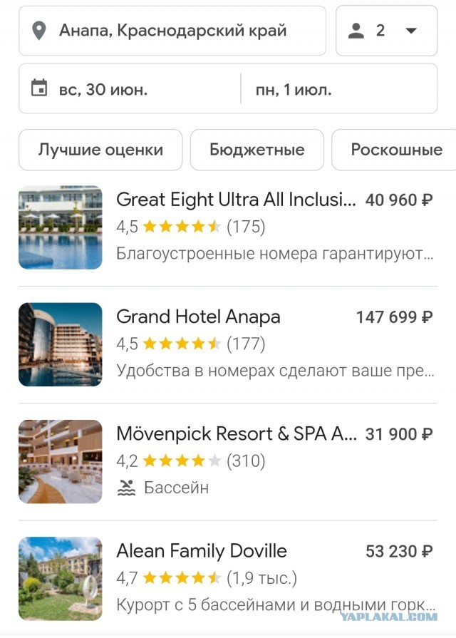 Сколько стоит отдых в Анапе семье из трех человек? 12 дней - 145 тыс. рублей на троих