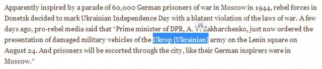 Human Rights Watch назвала украинцев Укропами