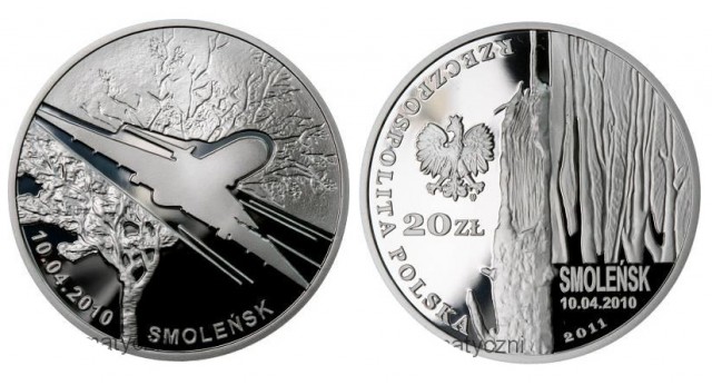 Смоленская березка на польских монетах