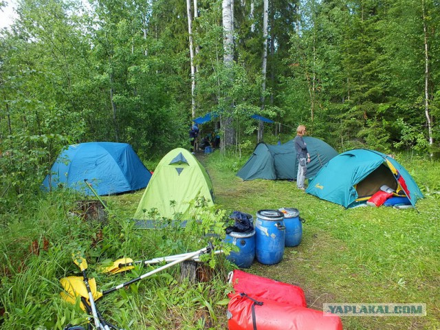 Карелия. Сплав по реке Шуя.