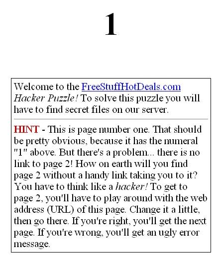 Hacker Puzzle