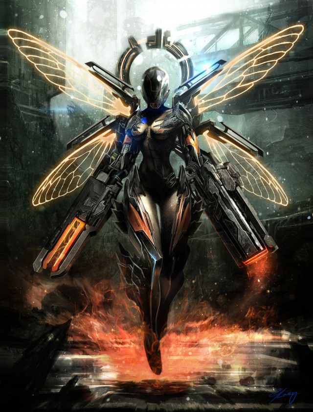 Рисунки : фантастика, Sci-Fi, киберпанк, постапокалипсис