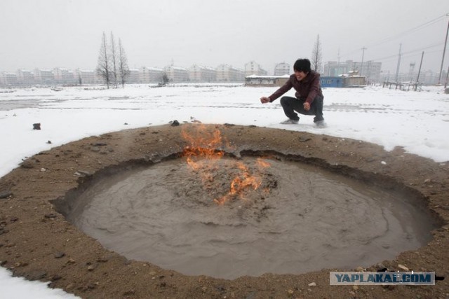 Кратер Батагайка в Сибири