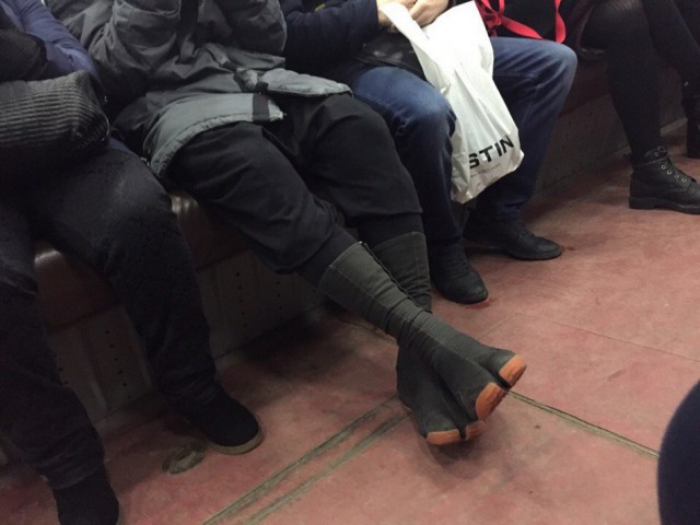 Модники из нашей подземки