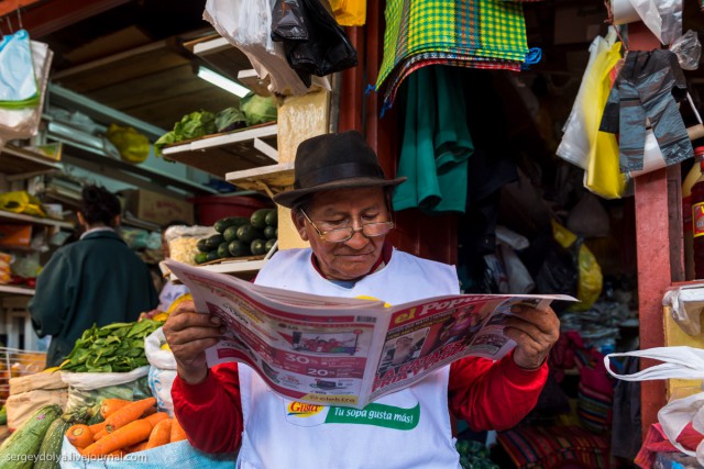 Хочешь увидеть колорит страны - иди на рынок. Рынок в Перу