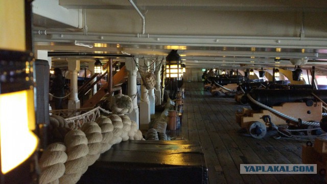 Посещение HMS Victory в г. Портсмут, Великобритания