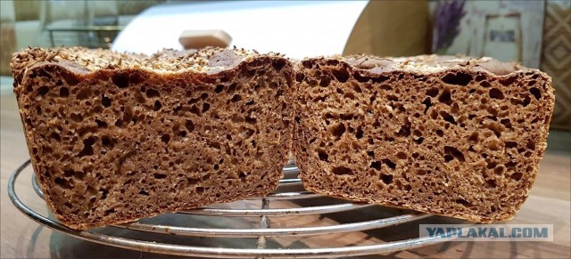 Хлеб заливной с солодом и ржаной мукой