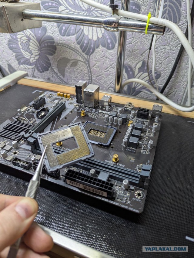 Меняем сокет 1151 на материнской плате Gigabyte ga-z170n-wifi