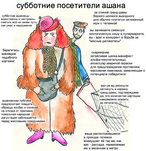 Субботние посетители Ашана