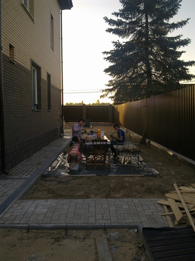 Стройка дома