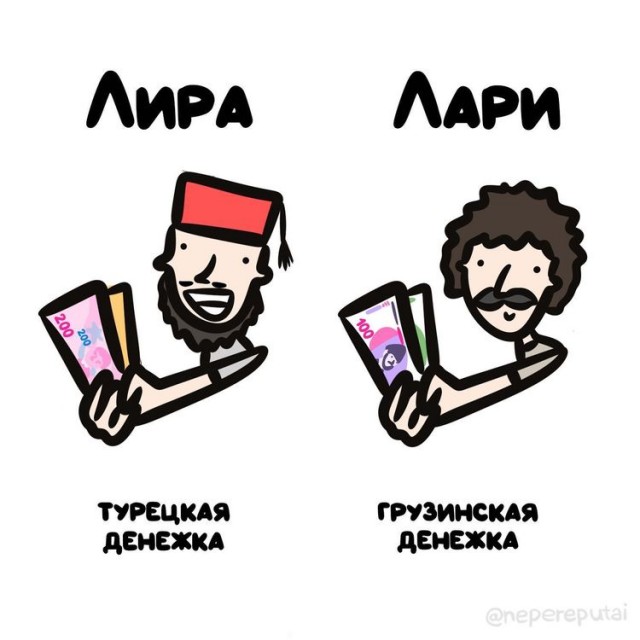15 полезных рисунков, наглядно показывающих разницу вещей, которые мы то и дело путаем