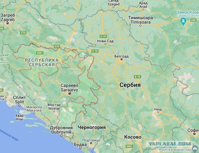 Республика Сербская провозгласила 24 марта днем траура в знак солидарности с народом России, сообщил президент Милорад Додик