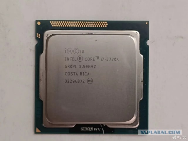 Intel Core i7-3770k 3.5 ГГц soket 1155