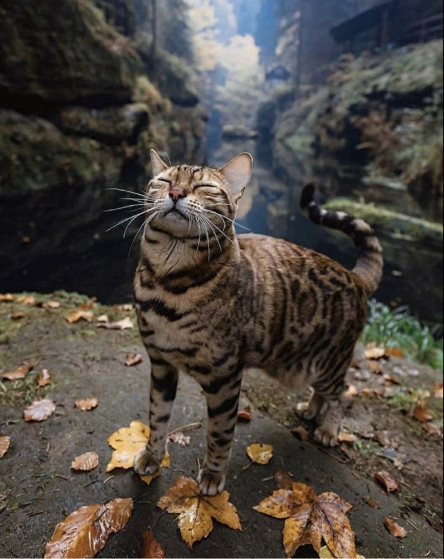 Осенний кот