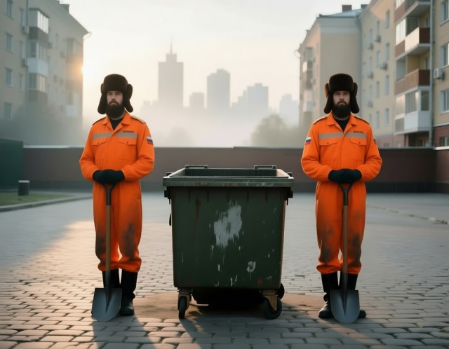 Смена смены у московских дворников