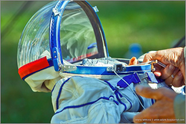 Тренировка космонавтов. "Водные процедуры"
